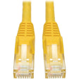 EATON Tripp Lite Cat6 GbE Gigabit Ethernet Snagless Molded Patch Cable UTP Yellow RJ45 M/M 35ft 35' - Category 6 for Network Adapter, Network Device, Router, Server, Modem, Hub, Switch - 128 MB/s - Patch Ca - N201-035-YW