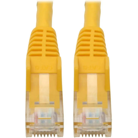 EATON Tripp Lite Cat6 GbE Gigabit Ethernet Snagless Molded Patch Cable UTP Yellow RJ45 M/M 6in 6" - Category 6 for Network Device, Network Adapter, Router, Server, Modem, Hub, Switch - 128 MB/s - Patch Cabl - N201-06N-YW