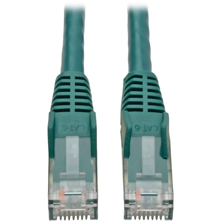 EATON Tripp Lite Cat6 GbE Snagless Molded Patch Cable UTP Green RJ45 M/M 4ft 4' - Category 6 for Network Adapter, Network Device, Server, Router, Switch, Modem, Hub - 128 MB/s - Patch Cable - 3.94 ft - 1 x  - N201-004-GN