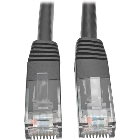 EATON Tripp Lite Cat6 Gigabit Molded Patch Cable RJ45 M/M 550MHz 24 AWG Black 20' - Category 6 for Network Device, Router, Modem, Blu-ray Player, Printer, Computer - 128 MB/s - Patch Cable - 20 ft - 1 x RJ-...  - N200-020-BK