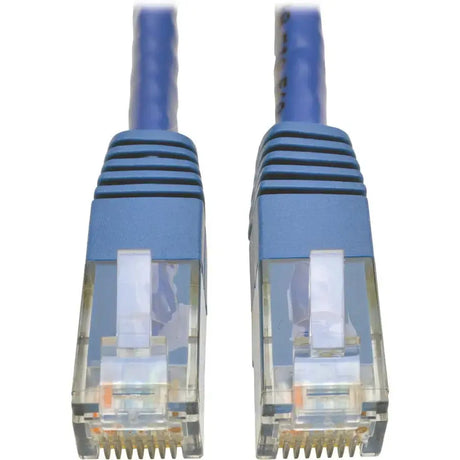 EATON Tripp Lite Cat6 Gigabit Molded Patch Cable RJ45 M/M 550MHz 24 AWG Blue 100' - Category 6 for Network Device, Router, Modem, Blu-ray Player, Printer, Computer - 128 MB/s - Patch Cable - 100 ft - 1 x RJ...  - N200-100-BL