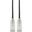 EATON Tripp Lite Cat6 Gigabit Patch Cable Snagless RJ45 Molded Slim Black 15ft - Category 6 for Network Device, Printer, Photocopier, Router, Server, Computer, Modem, Switch, Workstation - 128 MB/s - Patch ...  - N201-S15-BK