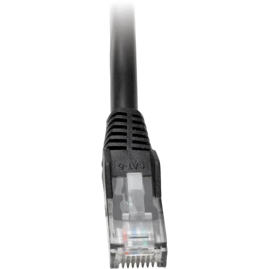 EATON Tripp Lite Cat6 Gigabit Snagless Molded Patch Cable (RJ45 M/M) Black, 2' - 2ft - Black - N201-002-BK