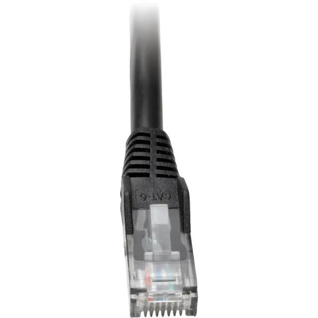 EATON Tripp Lite Cat6 Gigabit Snagless Molded Patch Cable (RJ45 M/M) Black, 2' - 2ft - Black - N201-002-BK