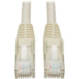 EATON Tripp Lite Cat6 Gigabit Snagless Molded Patch Cable (RJ45 M/M) White, 2' - Category 6 - 2ft - 1 x RJ-45 Male - 1 x RJ-45 Male - White - N201-002-WH