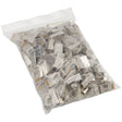 EATON Tripp Lite Cat6 RJ45 Pass-Through FTP Modular Plug, 100 Pack - 100 Pack - 1 x RJ-45 Network Male - Clear - TAA Compliant - N232-100-FTP