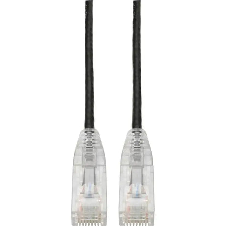 EATON Tripp Lite Cat6 UTP Patch Cable (RJ45) - M/M, Gigabit, Snagless, Molded, Slim, Black, 5 ft. - 5 ft Category 6 Network Cable for Network Device, Printer, Photocopier, Router, Server, Computer, Modem, S...  - N201-S05-BK