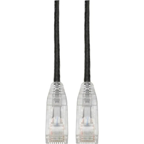 EATON Tripp Lite Cat6 UTP Patch Cable (RJ45) - M/M, Gigabit, Snagless, Molded, Slim, Black, 6 ft. - 6 ft Category 6 Network Cable for Network Device, Printer, Photocopier, Router, Server, Computer, Modem, S...  - N201-S06-BK