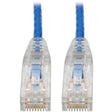 EATON Tripp Lite Cat6 UTP Patch Cable (RJ45) - M/M, Gigabit, Snagless, Molded, Slim, Blue, 7 ft. - 7 ft Category 6 Network Cable for Network Device, Printer, Photocopier, Router, Server, Computer, Modem, Sw...  - N201-S07-BL