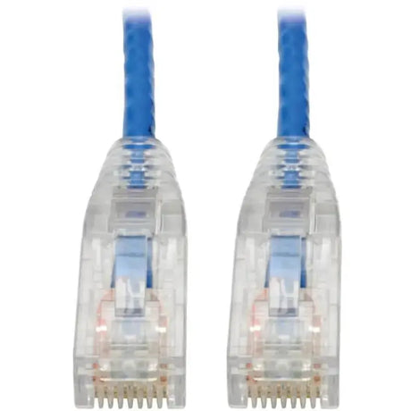 EATON Tripp Lite Cat6 UTP Patch Cable (RJ45) - M/M, Gigabit, Snagless, Molded, Slim, Blue, 7 ft. - 7 ft Category 6 Network Cable for Network Device, Printer, Photocopier, Router, Server, Computer, Modem, Sw...  - N201-S07-BL
