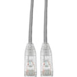 EATON Tripp Lite Cat6 UTP Patch Cable (RJ45) - M/M, Gigabit, Snagless, Molded, Slim, Gray, 15 ft. - 15 ft Category 6 Network Cable for Network Device, Server, Switch, Router, Computer, Hub, Photocopier, Pri...  - N201-S15-GY