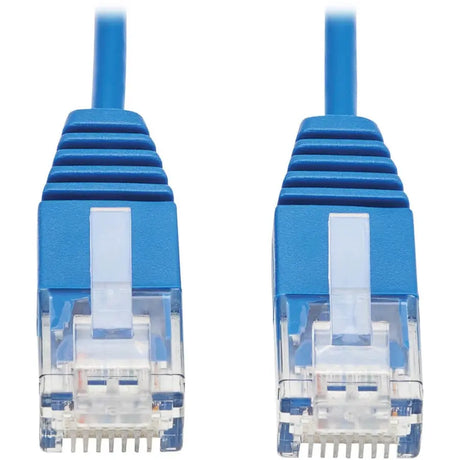 EATON Tripp Lite Cat6a 10G Certified Molded Ultra-Slim UTP Ethernet Cable (RJ45 M/M), Blue, 5 ft. - 5 ft Category 6a Network Cable for Network Device, Server, Switch, Router, Printer, Computer, Photocopier,...  - N261-UR05-BL