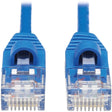EATON Tripp Lite Cat6a 10G Snagless Molded Slim UTP Network Patch Cable (M/M), Blue, 15 ft. - 15 ft Category 6a Network Cable for Computer, Server, Router, Printer, Switch, Network Device, Hub, Modem, Patch...  - N261-S15-BL