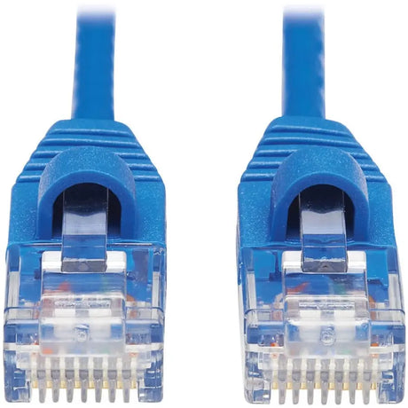 EATON Tripp Lite Cat6a 10G Snagless Molded Slim UTP Network Patch Cable (M/M), Blue, 15 ft. - 15 ft Category 6a Network Cable for Computer, Server, Router, Printer, Switch, Network Device, Hub, Modem, Patch...  - N261-S15-BL