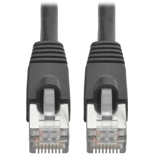 EATON Tripp Lite Cat6a Ethernet Cable 10G STP Snagless Shielded PoE M/M Black 2ft - 2 ft Category 6a Network Cable for Network Device, Switch, Hub, Patch Panel, Router, Modem, VoIP Device, Surveillance Came...  - N262-002-BK