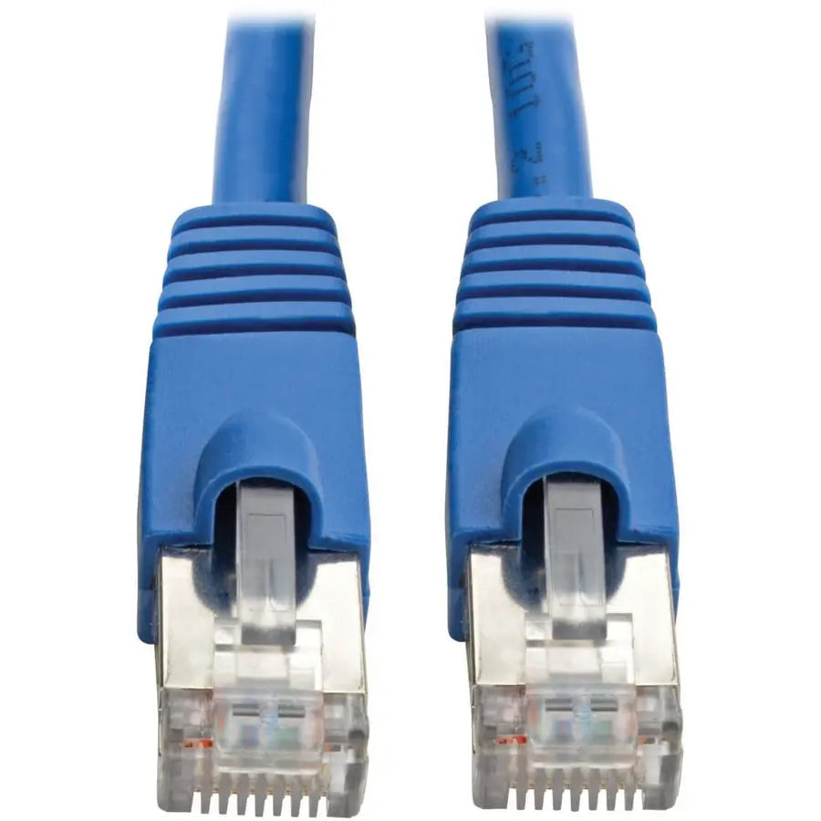 Tripp Lite Cat6a Ethernet Cable 10G STP Snagless Shielded PoE M/M Blue 15ft - 15 ft Category 6a Network Cable for Network Device, Switch, Hub, Patch Panel, Router, Modem, VoIP Device, Surveillance Cam...  - N262-015-BL EATON