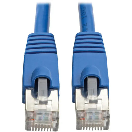 EATON Tripp Lite Cat6a Ethernet Cable 10G STP Snagless Shielded PoE M/M Blue 8ft - 8 ft Category 6a Network Cable for Network Device, Switch, Hub, Patch Panel, Router, Modem, VoIP Device, Surveillance Camer...  - N262-008-BL