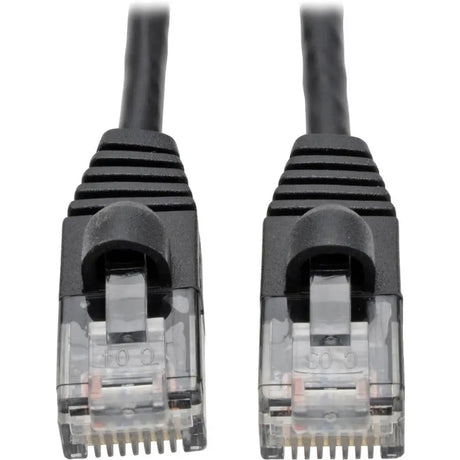 EATON Tripp Lite Cat6a Gigabit Snagless Molded Slim UTP Patch Cable M/M Black 3ft - Category 6a for PC, Server, Router, Printer, Patch Panel, Switch, Network Device - 1.25 GB/s - Patch Cable - 3 ft - 1 x RJ...  - N261-S03-BK