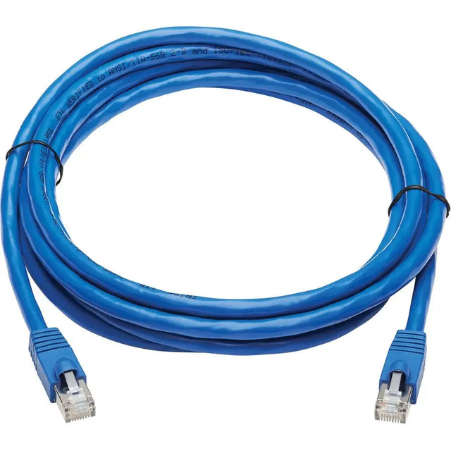 Tripp Lite Cat6a Patch Cable F/UTP Snagless w/ PoE 10G CMR-LP Blue M/M 10ft - 10 ft Category 6a Network Cable for Router, Server, Modem, Hub, Switch, PoE-enabled Device, Surveillance Camera, VoIP Devi...  - N261P-010-BL EATON