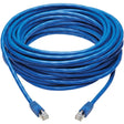 EATON Tripp Lite Cat6a Patch Cable F/UTP Snagless w/ PoE 10G CMR-LP Blue M/M 50ft - 50 ft Category 6a Network Cable for Router, Server, Modem, Hub, Switch, PoE-enabled Device, Surveillance Camera, VoIP Devi...  - N261P-050-BL