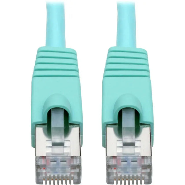 EATON Tripp Lite Cat6a Snagless Shielded STP Patch Cable 10G, PoE, Aqua M/M 20ft - 20 ft Category 6a Network Cable for Network Device, Workstation, Switch, Hub, Patch Panel, Router, Modem, VoIP Device, Surv...  - N262-020-AQ