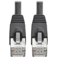EATON Tripp Lite Cat6a Snagless Shielded STP Patch Cable 10G, PoE, Black M/M 14ft - Category 6a for Network Device, Switch, Modem, Router, Hub, Patch Panel, VoIP Device, Camera - 1.25 GB/s - Patch Cable - 1...  - N262-014-BK