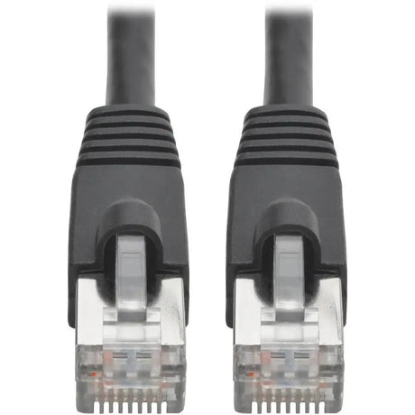 EATON Tripp Lite Cat6a Snagless Shielded STP Patch Cable 10G, PoE, Black M/M 14ft - Category 6a for Network Device, Switch, Modem, Router, Hub, Patch Panel, VoIP Device, Camera - 1.25 GB/s - Patch Cable - 1...  - N262-014-BK