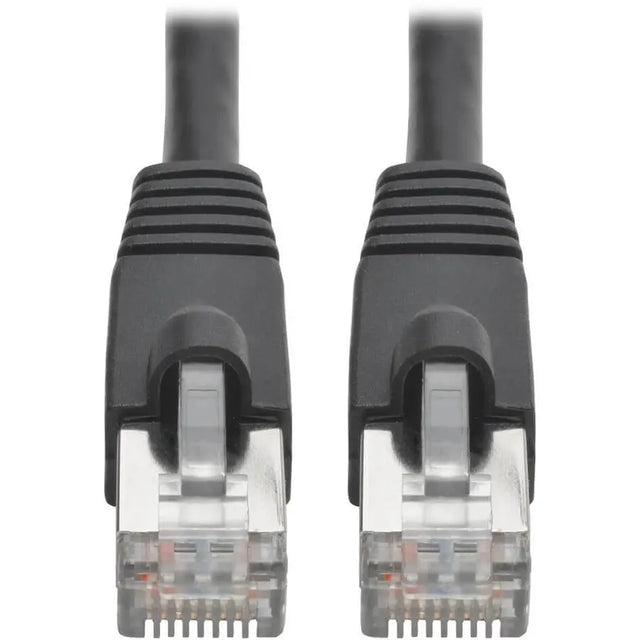 EATON Tripp Lite Cat6a Snagless Shielded STP Patch Cable 10G, PoE, Black M/M 14ft - Category 6a for Network Device, Switch, Modem, Router, Hub, Patch Panel, VoIP Device, Camera - 1.25 GB/s - Patch Cable - 1...  - N262-014-BK