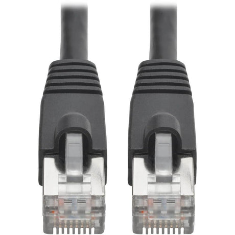 EATON Tripp Lite Cat6a Snagless Shielded STP Patch Cable 10G, PoE, Black M/M 1ft - Category 6a for Network Device, Switch, Modem, Router, Hub, Patch Panel, VoIP Device, Camera - 1.25 GB/s - Patch Cable - 1 ...  - N262-001-BK