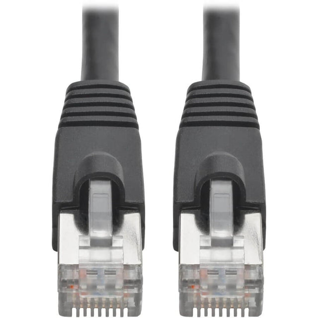 EATON Tripp Lite Cat6a Snagless Shielded STP Patch Cable 10G, PoE, Black M/M 1ft - Category 6a for Network Device, Switch, Modem, Router, Hub, Patch Panel, VoIP Device, Camera - 1.25 GB/s - Patch Cable - 1 ...  - N262-001-BK