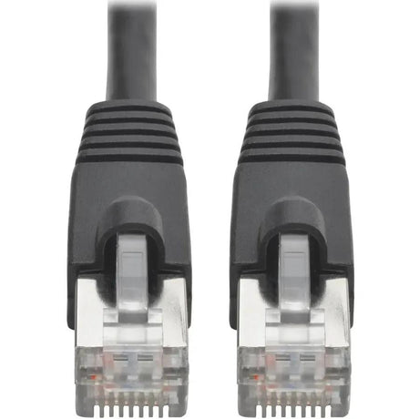 EATON Tripp Lite Cat6a Snagless Shielded STP Patch Cable 10G, PoE, Black M/M 20ft - Category 6a for Network Device, Switch, Modem, Router, Hub, Patch Panel, VoIP Device, Camera - 1.25 GB/s - Patch Cable - 2...  - N262-020-BK