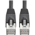 EATON Tripp Lite Cat6a Snagless Shielded STP Patch Cable 10G, PoE, Black M/M 25ft - Category 6a for Network Device, Switch, Modem, Router, Hub, Patch Panel, VoIP Device, Camera - 1.25 GB/s - Patch Cable - 2...  - N262-025-BK