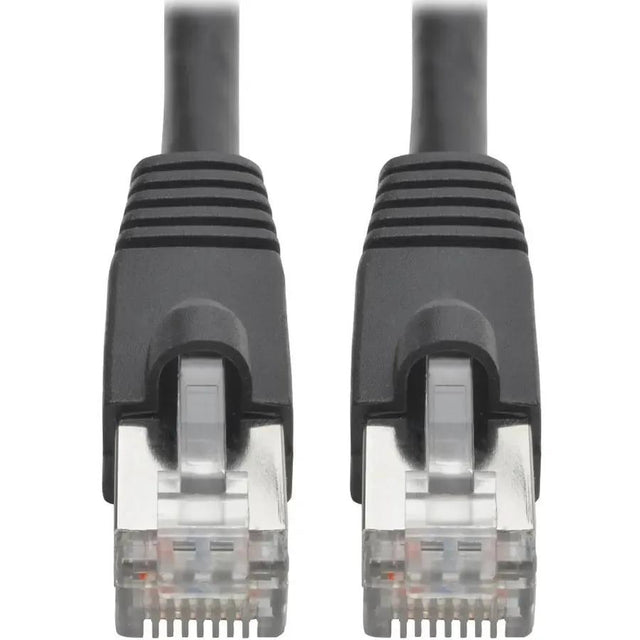 EATON Tripp Lite Cat6a Snagless Shielded STP Patch Cable 10G, PoE, Black M/M 25ft - Category 6a for Network Device, Switch, Modem, Router, Hub, Patch Panel, VoIP Device, Camera - 1.25 GB/s - Patch Cable - 2...  - N262-025-BK