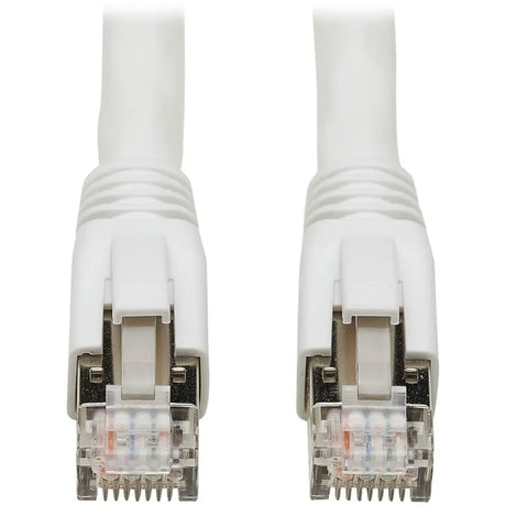 EATON Tripp Lite Cat8 Patch Cable 25G/40G Certified Snagless M/M PoE White 30ft - 30 ft Category 8 Network Cable for Network Device, Webcam, VoIP Device, Network Switch, Modem, Router, Network Adapter, Hub,...  - N272-030-WH
