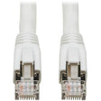 EATON Tripp Lite Cat8 Patch Cable 25G/40G Certified Snagless M/M PoE White 3ft - 3 ft Category 8 Network Cable for Network Device, Webcam, VoIP Device, Switch, Modem, Router, Network Adapter, Hub, Patch Pan...  - N272-003-WH