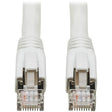 EATON Tripp Lite Cat8 Patch Cable 25G/40G Certified Snagless M/M PoE White 50ft - 50 ft Category 8 Network Cable for Network Device, Digital Signage Player, VoIP Device, Security Camera, Patch Panel, Workst...  - N272-050-WH