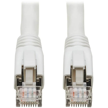 EATON Tripp Lite Cat8 Patch Cable 25G/40G Certified Snagless M/M PoE White 6ft - 6 ft Category 8 Network Cable for Network Device, Webcam, VoIP Device, Switch, Modem, Router, Network Adapter, Hub, Patch Pan...  - N272-006-WH
