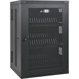EATON Tripp Lite Charging Sync Station Wall Mount 48-Port USB Tablet iPad Android - Floor, Desktop, Countertop, Wall Mountable - Steel - Black - CS48USB