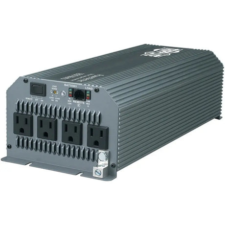 EATON Tripp Lite Compact Inverter 1800W 12V DC to 120V AC 4 Outlets 5-15R - Input Voltage: 12 V DC - Output Voltage: 120 V AC - Continuous Power: 1.80 kW