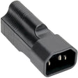 EATON Tripp Lite Computer Power Cord Adapter 10A 125V NEMA 5-15R to C14 Black - 1 x IEC 60320 C14 Male, 1 x NEMA 5-15R Female - 125 V AC / 15 A - P002-000