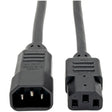 EATON Tripp Lite Computer Power Extension Cord 10A 18AWG C14 to C13 5 Pack 2' 2ft - 10A, 18AWG (IEC-320-C14 to IEC-320-C13) - P004-002-5