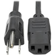 EATON Tripp Lite Computer Power Extension Cord Adapter 10A 18AWG 5-15P to C13 6' - 10A,18AWG (NEMA 5-15P to IEC-320-C13) 6-ft." - P006-006
