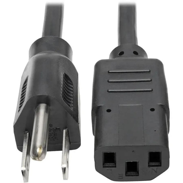 EATON Tripp Lite Computer Power Extension Cord Adapter 10A 18AWG 5-15P to C13 6' - 10A,18AWG (NEMA 5-15P to IEC-320-C13) 6-ft." - P006-006