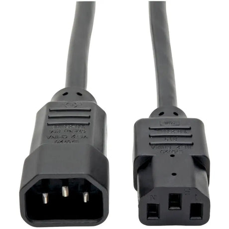 EATON Tripp Lite Computer Power Extension Cord Adapter 10A 18AWG C14 to C13 3ft - 10A, 18AWG (IEC-320-C14 to IEC-320-C13) 3-ft. - P004-003
