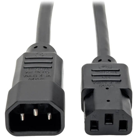 EATON Tripp Lite Computer Power Extension Cord Adapter 13A 16AWG C14 to C13 3ft - 13A, 16AWG (IEC-320-C14 to IEC-320-C13) 3-ft. - P004-003-13A