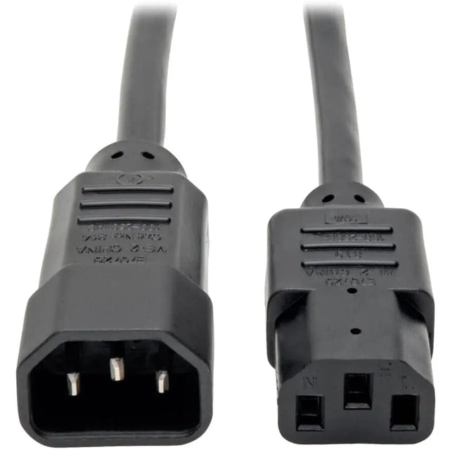 EATON Tripp Lite Computer Power Extension Cord Adapter 13A 16AWG C14 to C13 5' - 13A, 16AWG (IEC-320-C14 to IEC-320-C13) 5-ft. - P004-005-13A