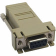 EATON Tripp Lite DB9F - RJ45 Modular Serial Adapter Ethernet to Console Server - 1 x 9-pin DB-9 Serial Female - 1 x RJ-45 Network Female - Beige - B090-A9F