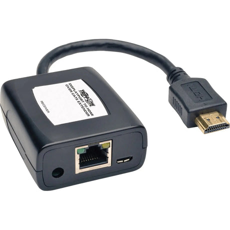 EATON Tripp Lite Display Port to HDMI Over Cat5/6 Video Extender Transmittor & Receiver - 1 Input Device - 1 Output Device - 150 ft Range - 2 x Network (RJ-45) - 2 x USB - 1 x HDMI Out - DisplayPort - Full  - B150-1A1-HDMI