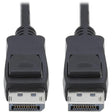 EATON Tripp Lite DisplayPort 1.4 Cable w Latching Connectors 8K HDR M/M Black 1ft - 1 ft DisplayPort A/V Cable for Audio/Video Device, Blu-ray Player, Gaming Console, Notebook, Tablet, TV, Monitor, Projecto...  - P580-001-V4
