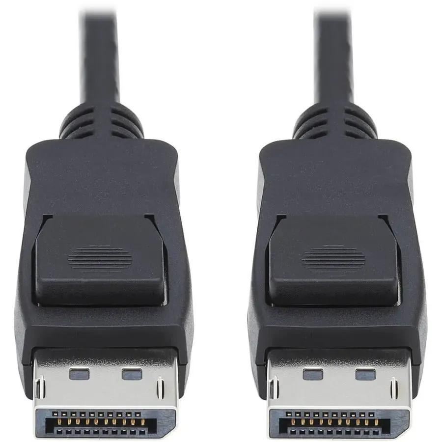 EATON Tripp Lite DisplayPort 1.4 Cable w Latching Connectors 8K HDR M/M Black 3ft - 3 ft DisplayPort A/V Cable for Audio/Video Device, Blu-ray Player, Gaming Console, Notebook, Tablet, TV, Monitor, Projecto...  - P580-003-V4
